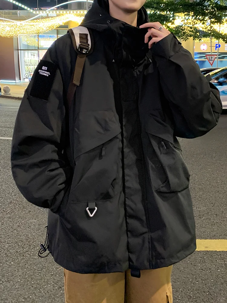 300斤胖子冲锋衣❗美式宽松加大码夹克外套