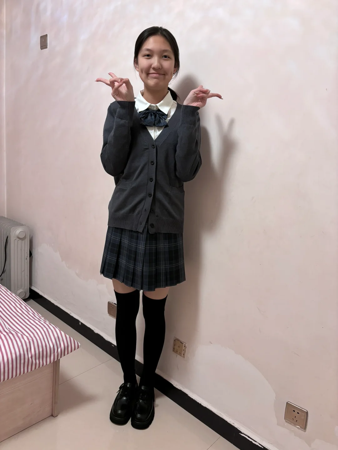 女儿的第一套JK