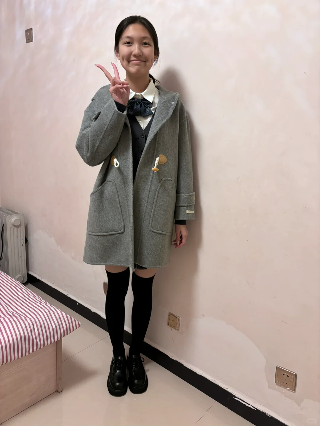 女儿的第一套JK