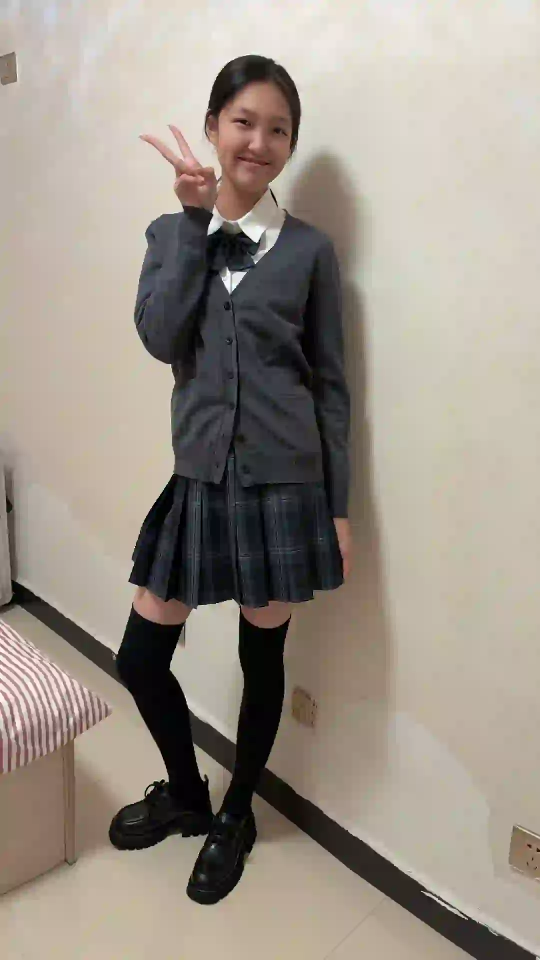 女儿的第一套JK