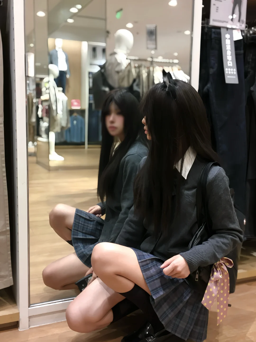 我感觉叠穿jk真的是秋冬最具性价比穿搭