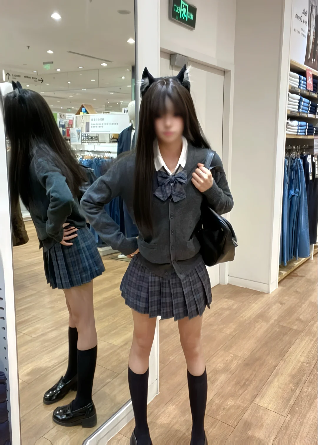 我感觉叠穿jk真的是秋冬最具性价比穿搭