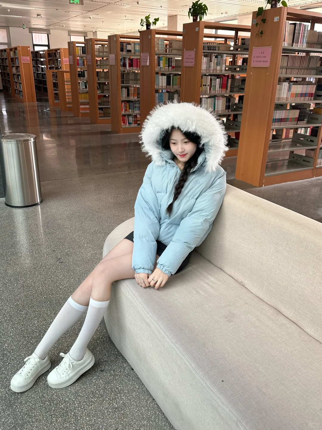 蓝色太适合冬天了❄️