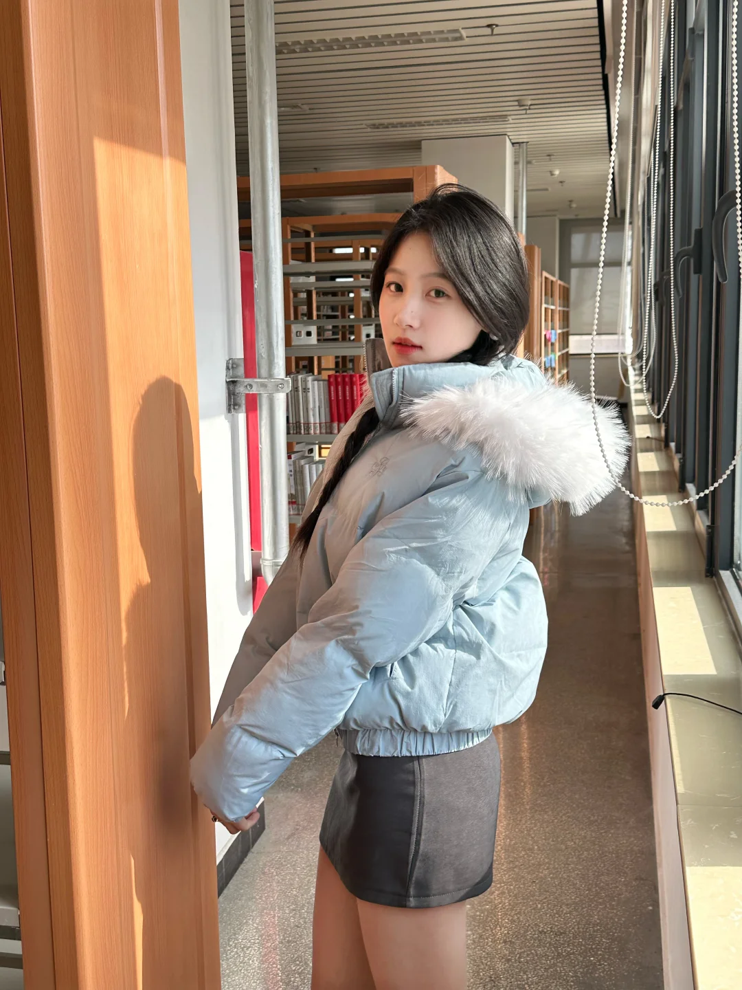 蓝色太适合冬天了❄️