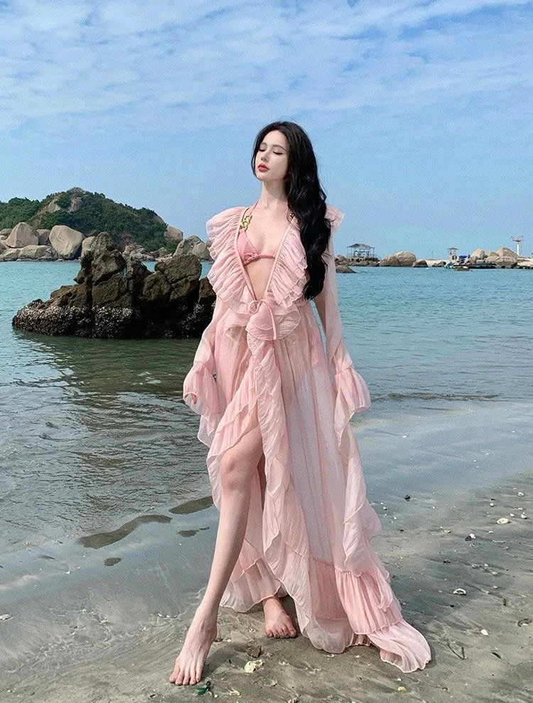 仙女坠落 ✨🧚‍♀️ 好喜欢这个泳衣 💗