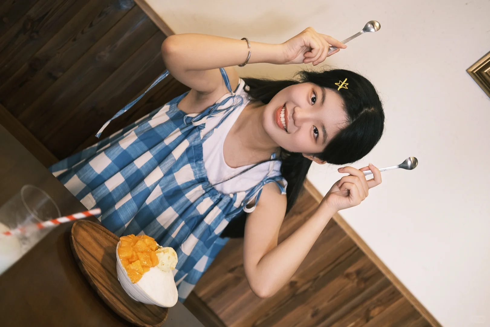甜妹和刨冰绝配！！🍧｜石家庄📷｜日常感
