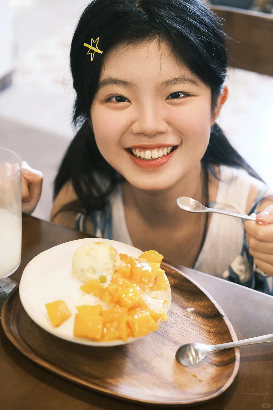 甜妹和刨冰绝配！！🍧｜石家庄📷｜日常感