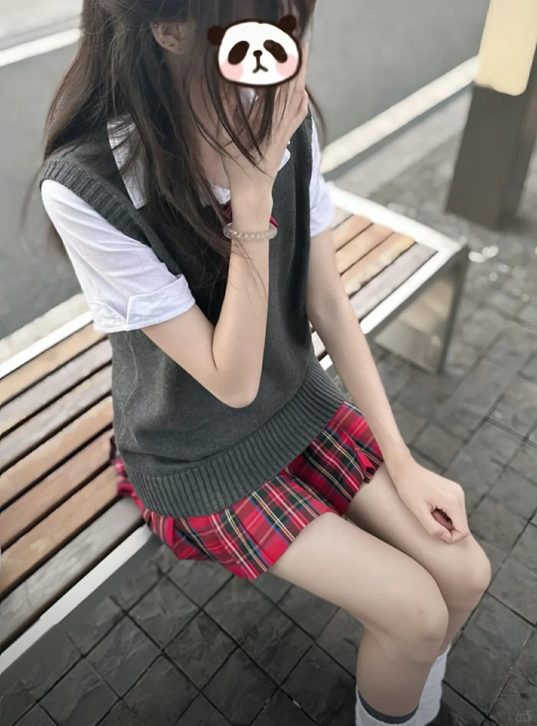 氛围感jk拍照姿势