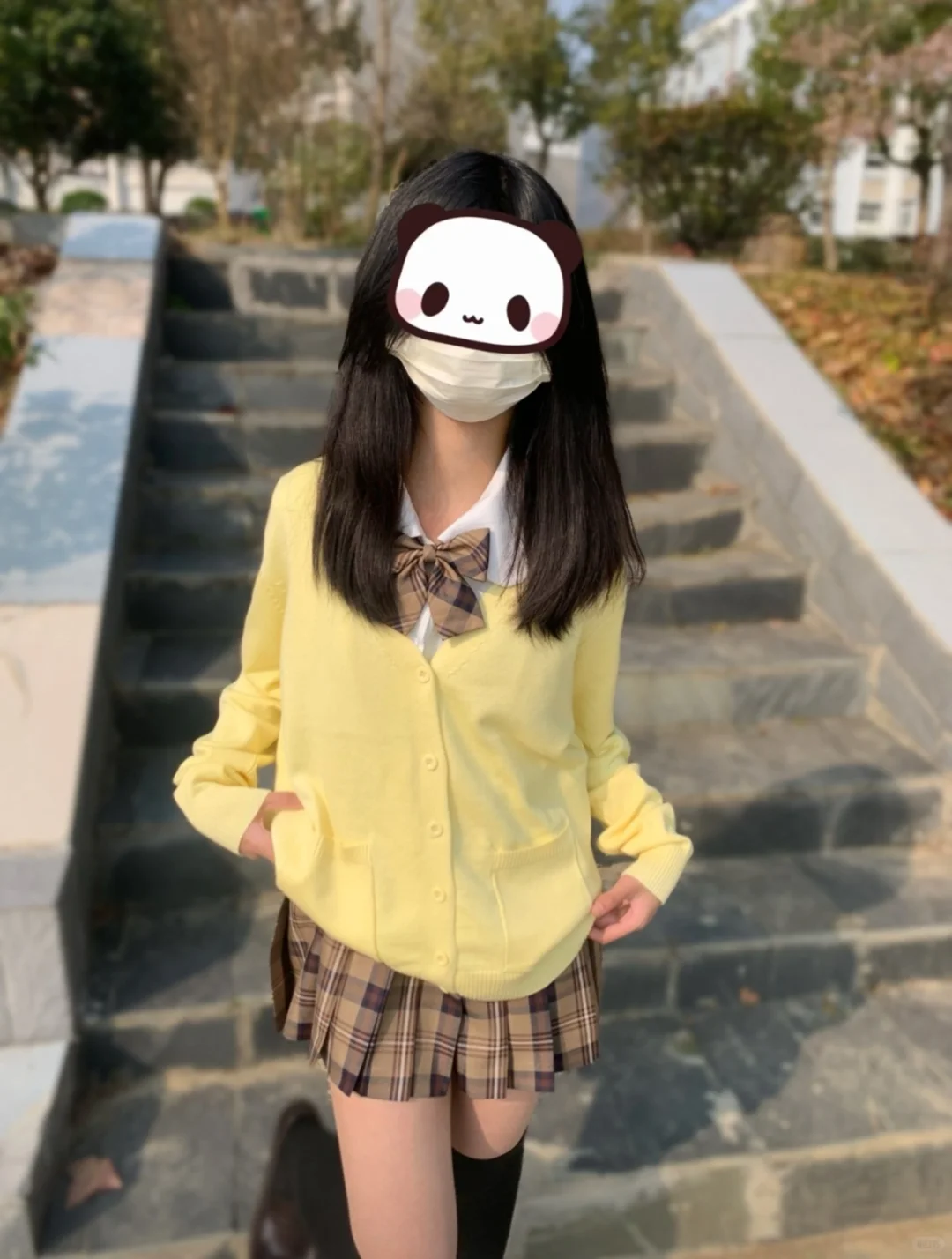氛围感jk拍照姿势