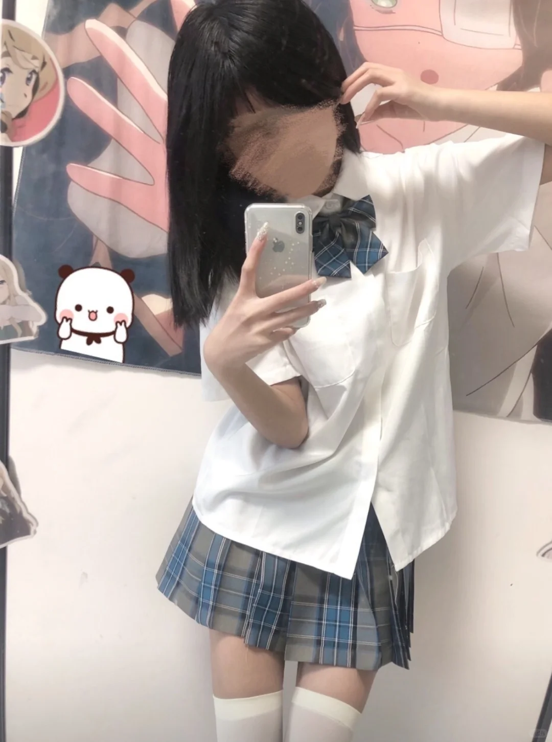 氛围感jk拍照姿势