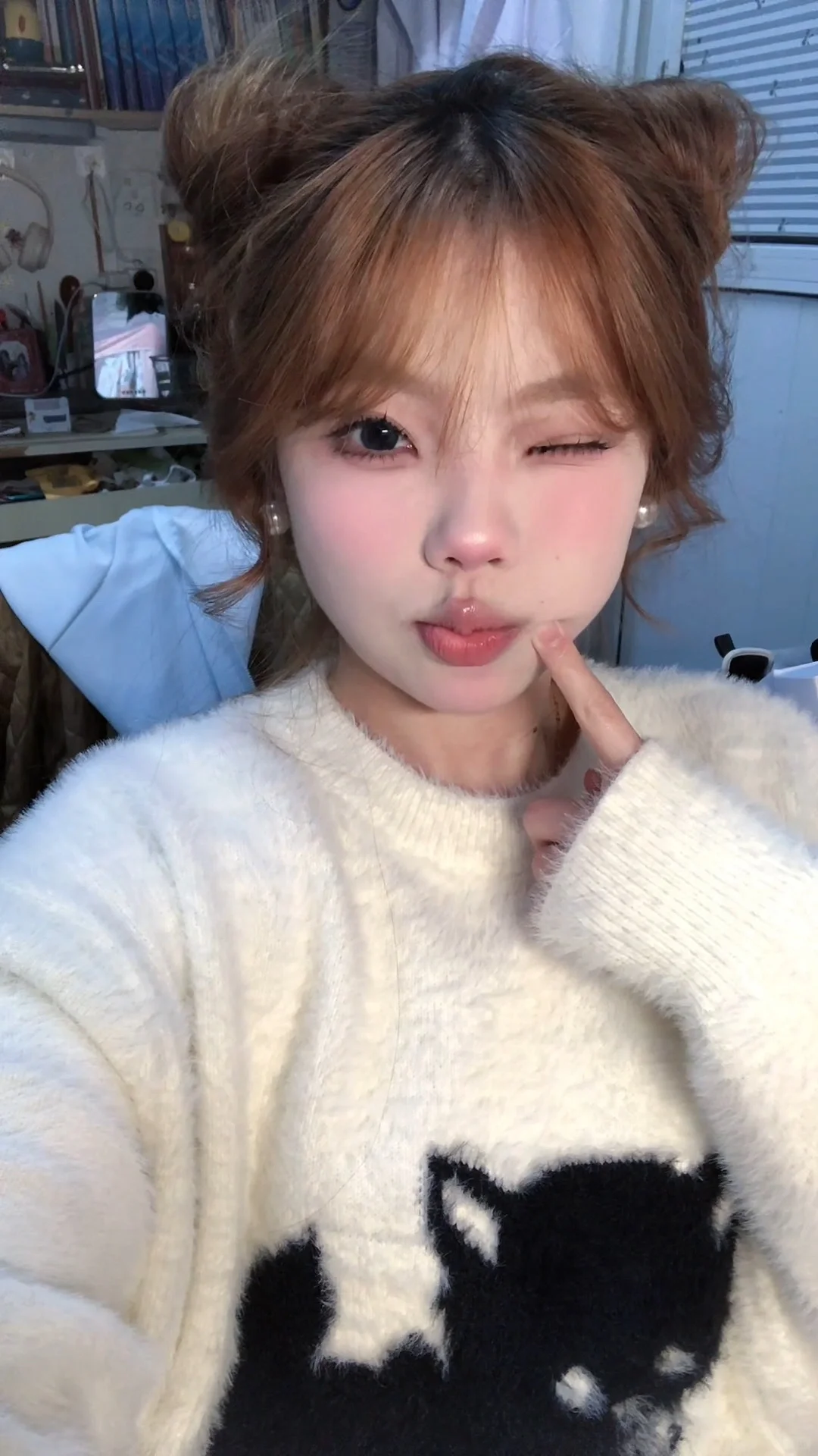 我称之为冬日小猫妆