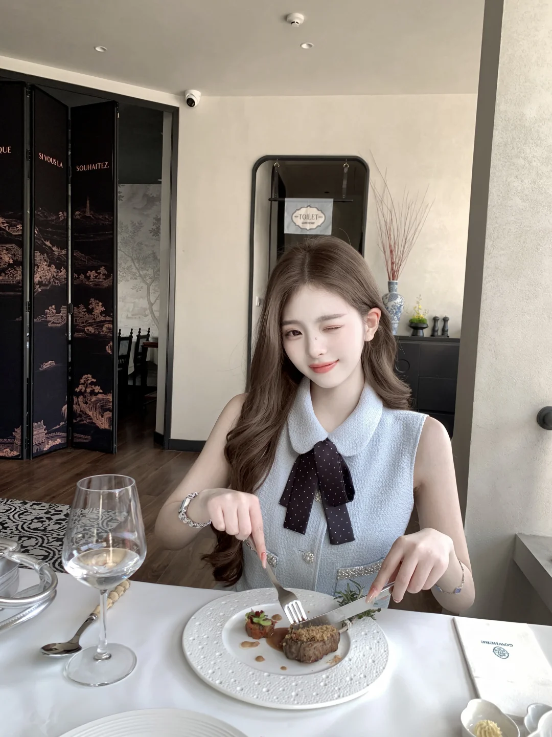 好喜欢这种甜妹风