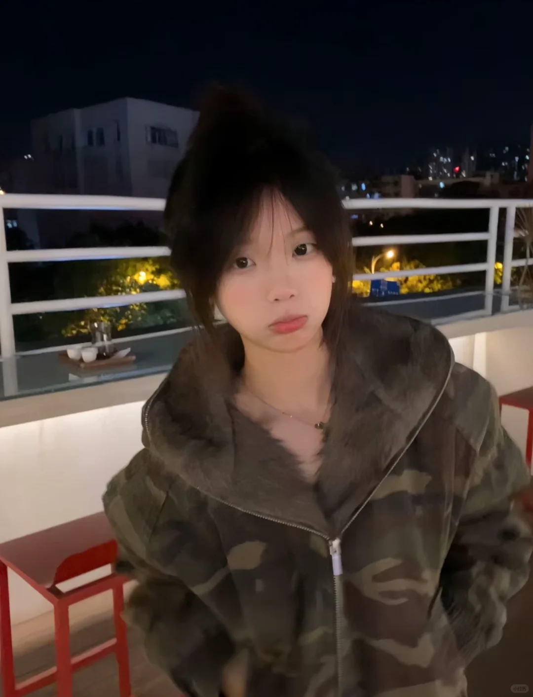 方圆脸最适合丸子头啦！
