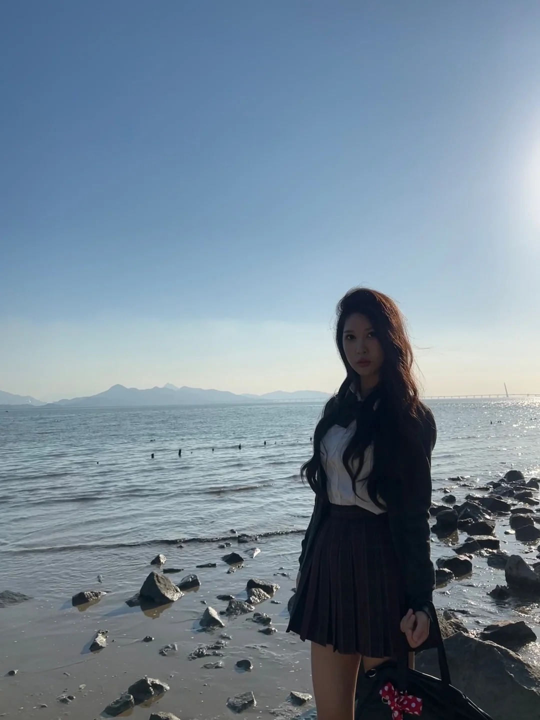 今天的深圳湾公园有100个jk妹