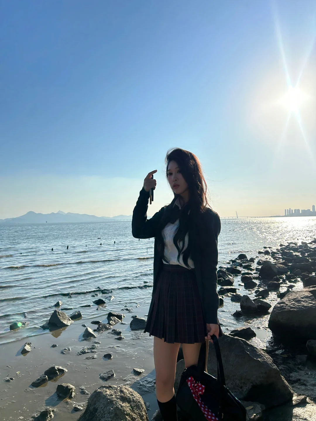 今天的深圳湾公园有100个jk妹