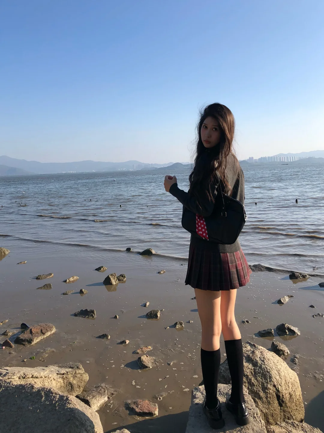 今天的深圳湾公园有100个jk妹