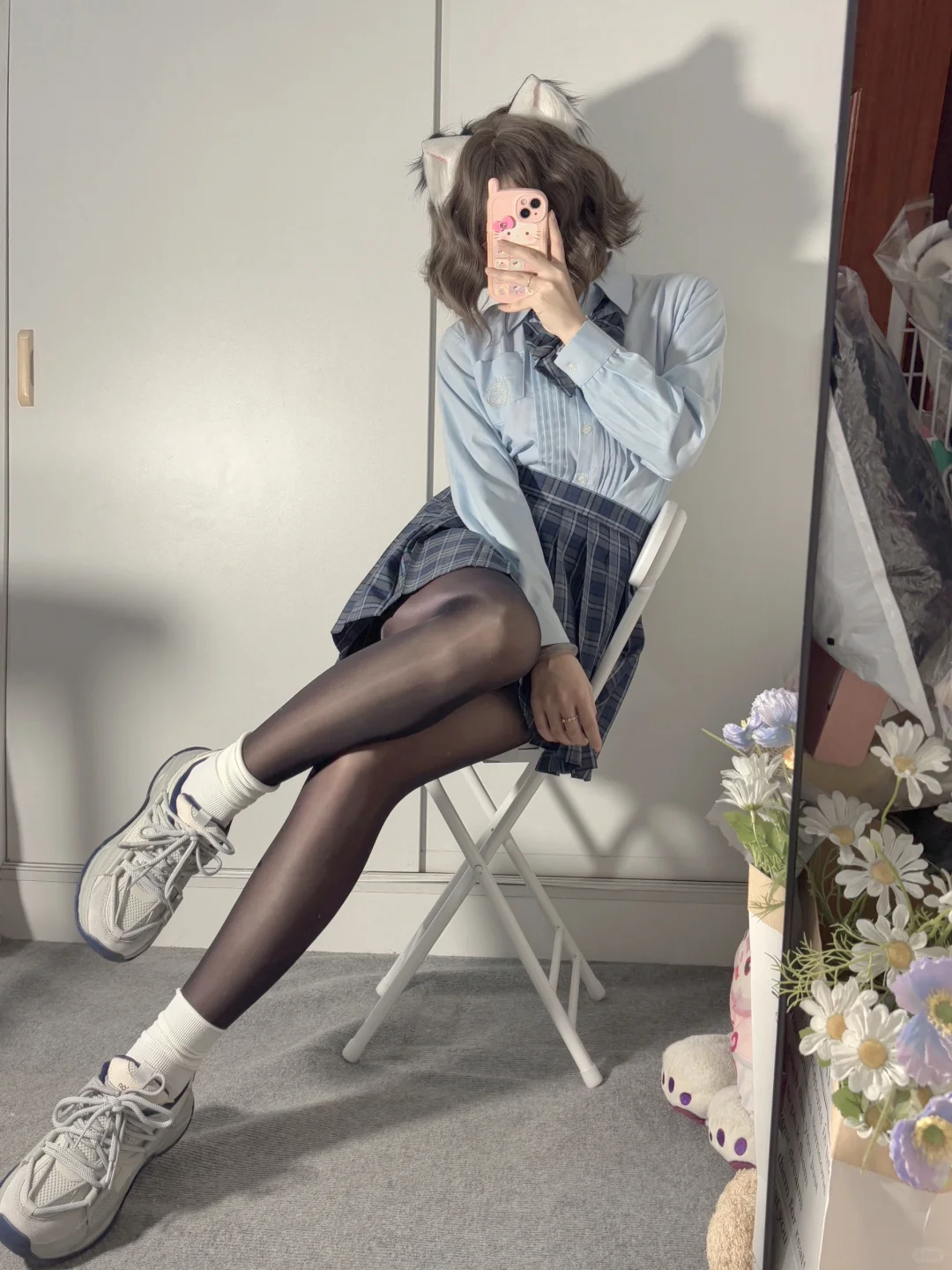 Jk女孩的学院风搭配～