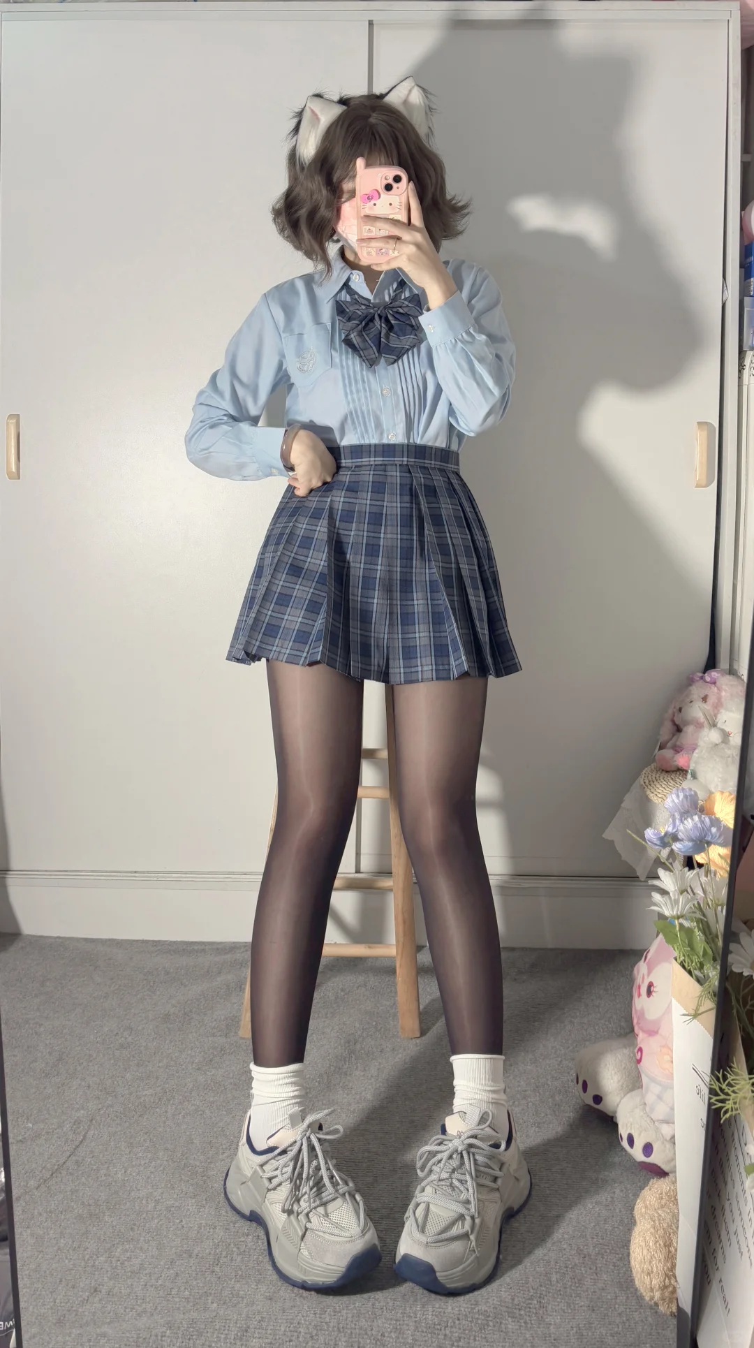 Jk女孩的学院风搭配～