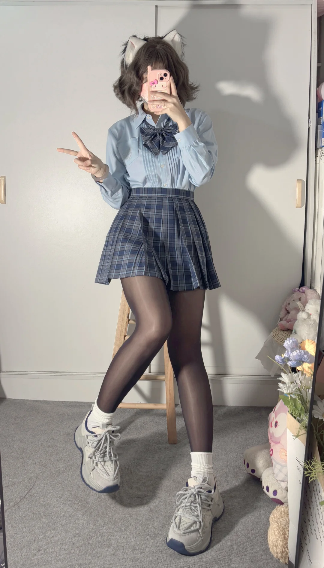 Jk女孩的学院风搭配～