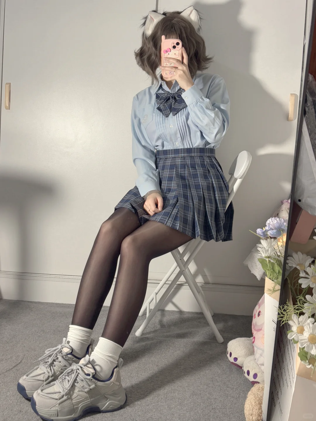 Jk女孩的学院风搭配～
