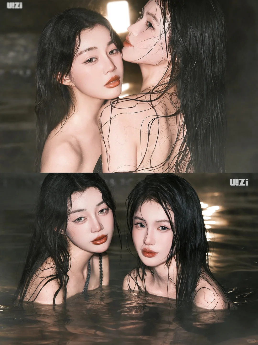 和你姐妹泡温泉♨️这样拍