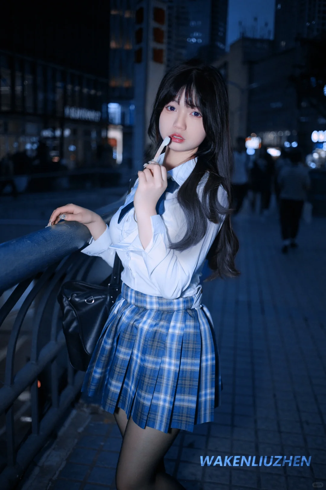 夜晚的蓝调真好看！#jk
