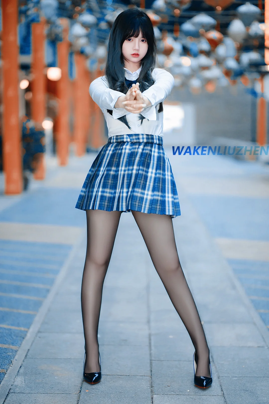 夜晚的蓝调真好看！#jk