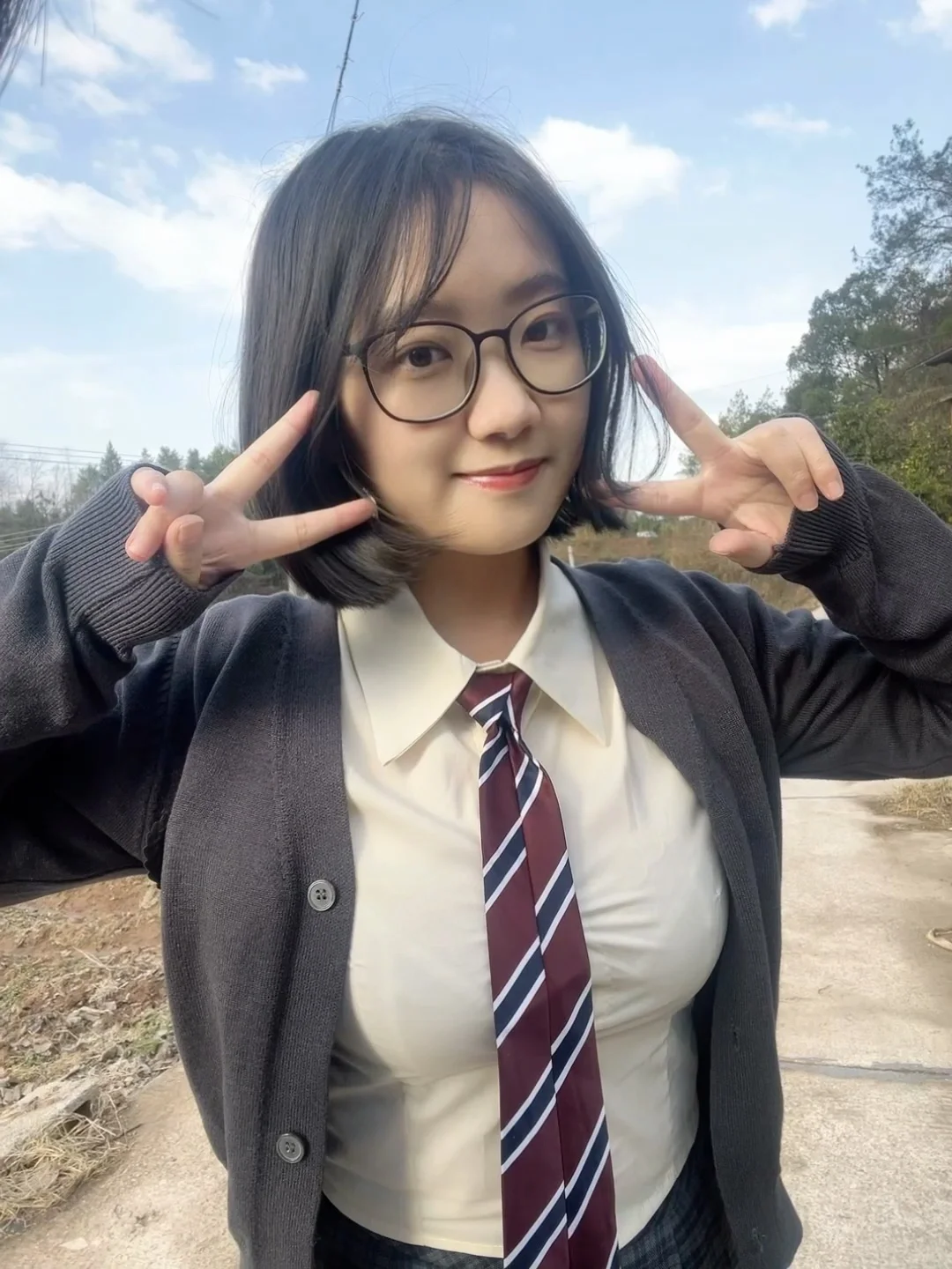 75D🐻和修身Jk的配适度太高啦（回农村版