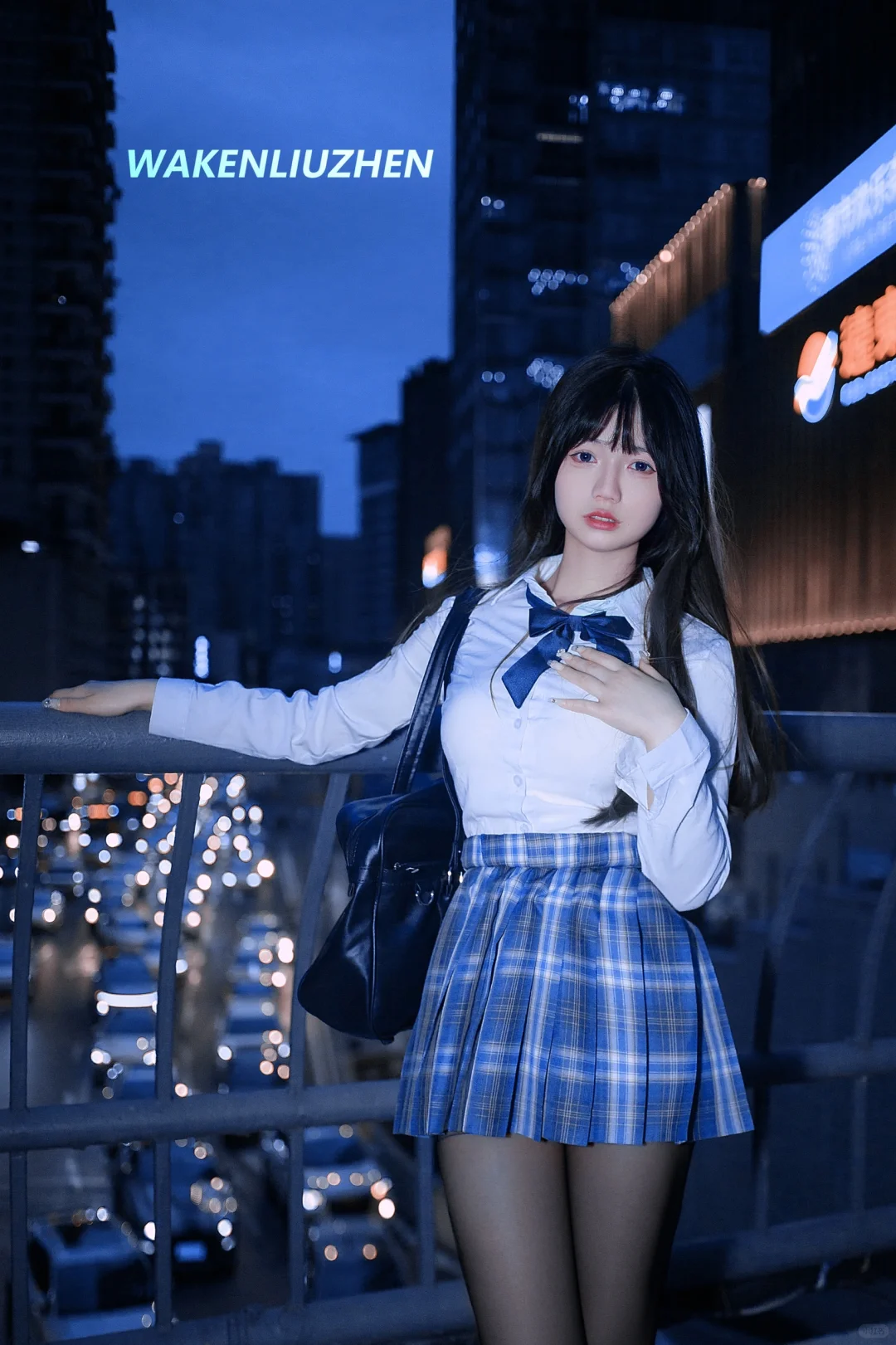 夜晚的蓝调真好看！#jk