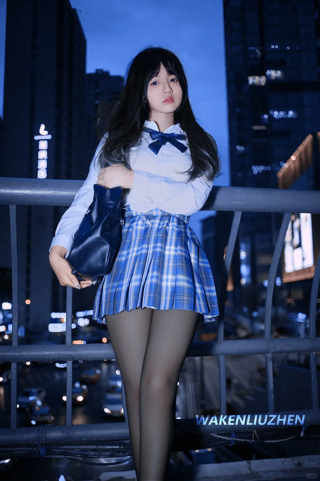 夜晚的蓝调真好看！#jk