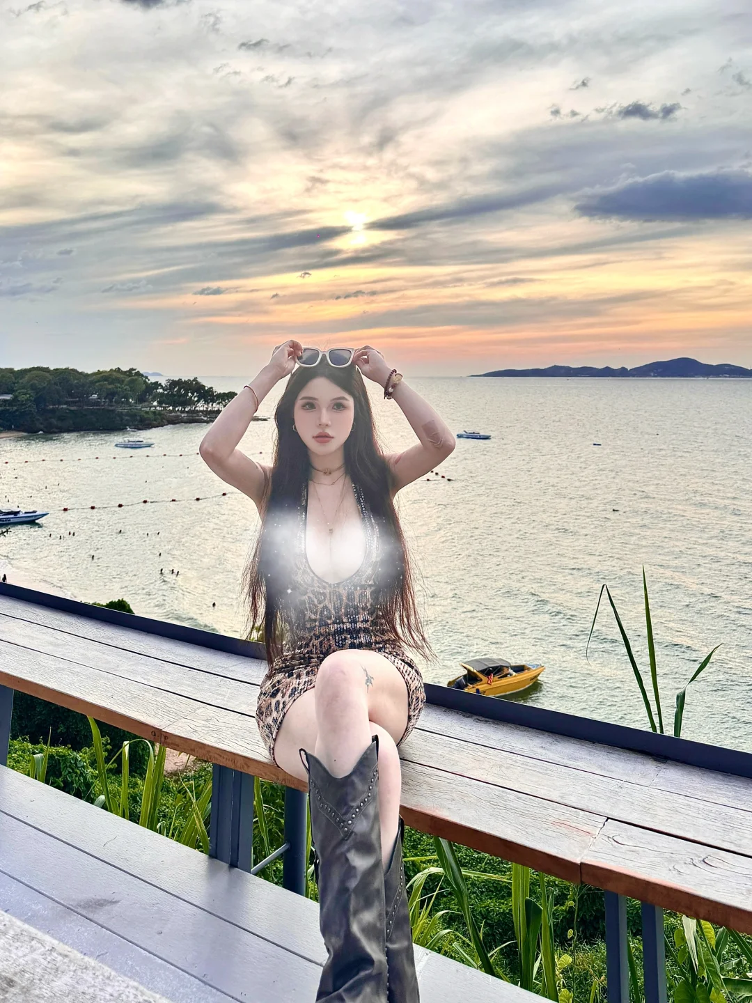🇹🇭芭提雅绝美日落🌄餐厅get
