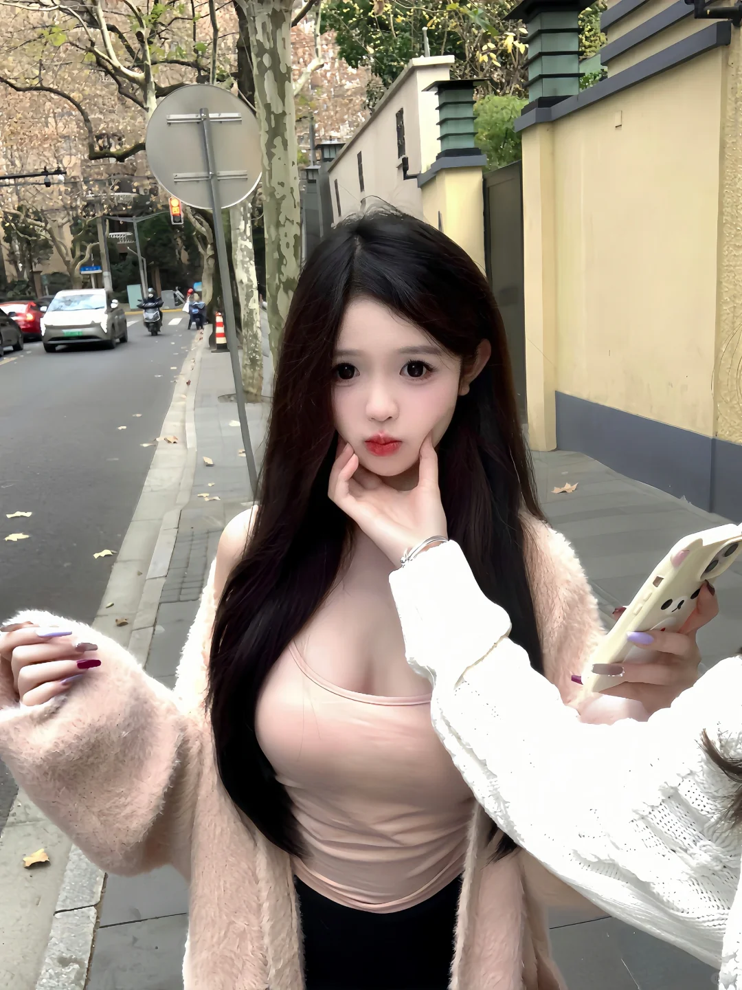 粉色