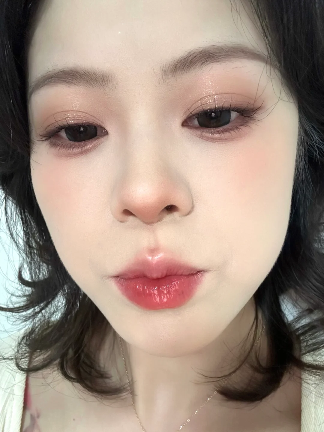今天画了一个元气甜甜甜妹妆 实况也好好看！