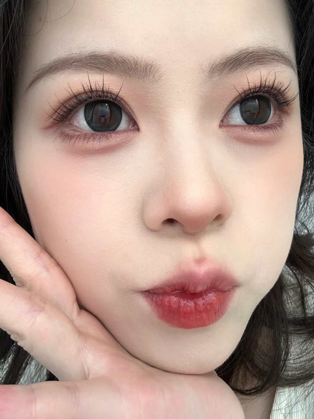 今天画了一个元气甜甜甜妹妆 实况也好好看！
