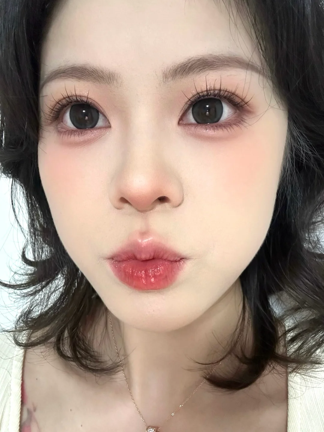 今天画了一个元气甜甜甜妹妆 实况也好好看！