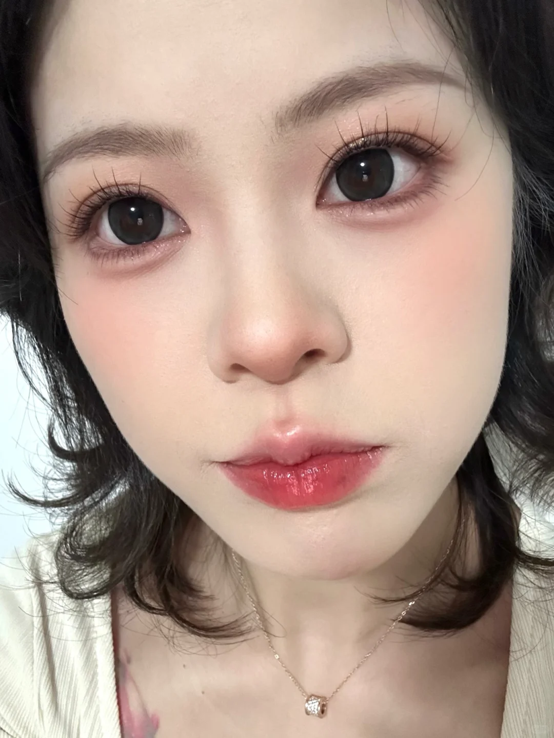 今天画了一个元气甜甜甜妹妆 实况也好好看！