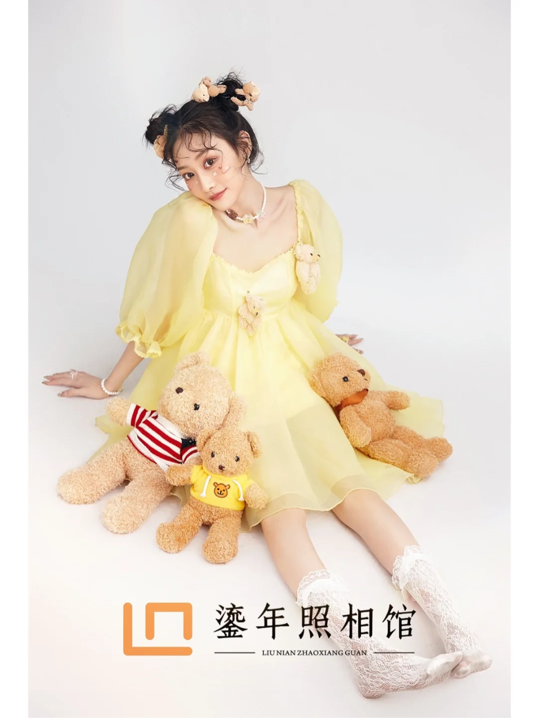 谁能抗拒可可爱爱的小熊｜可爱少女写真