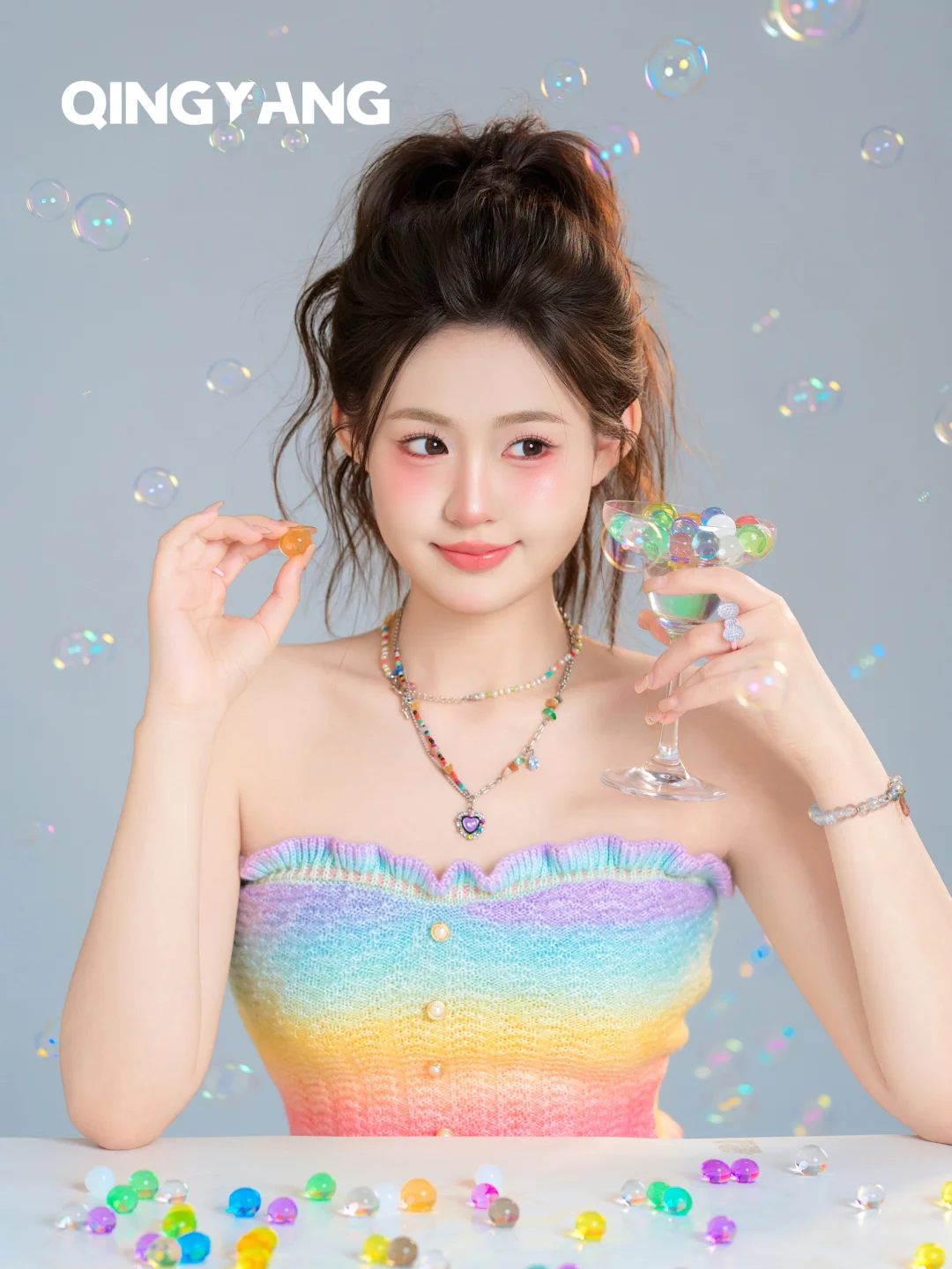 适合夏天的泡泡🫧写真｜可爱爆棚