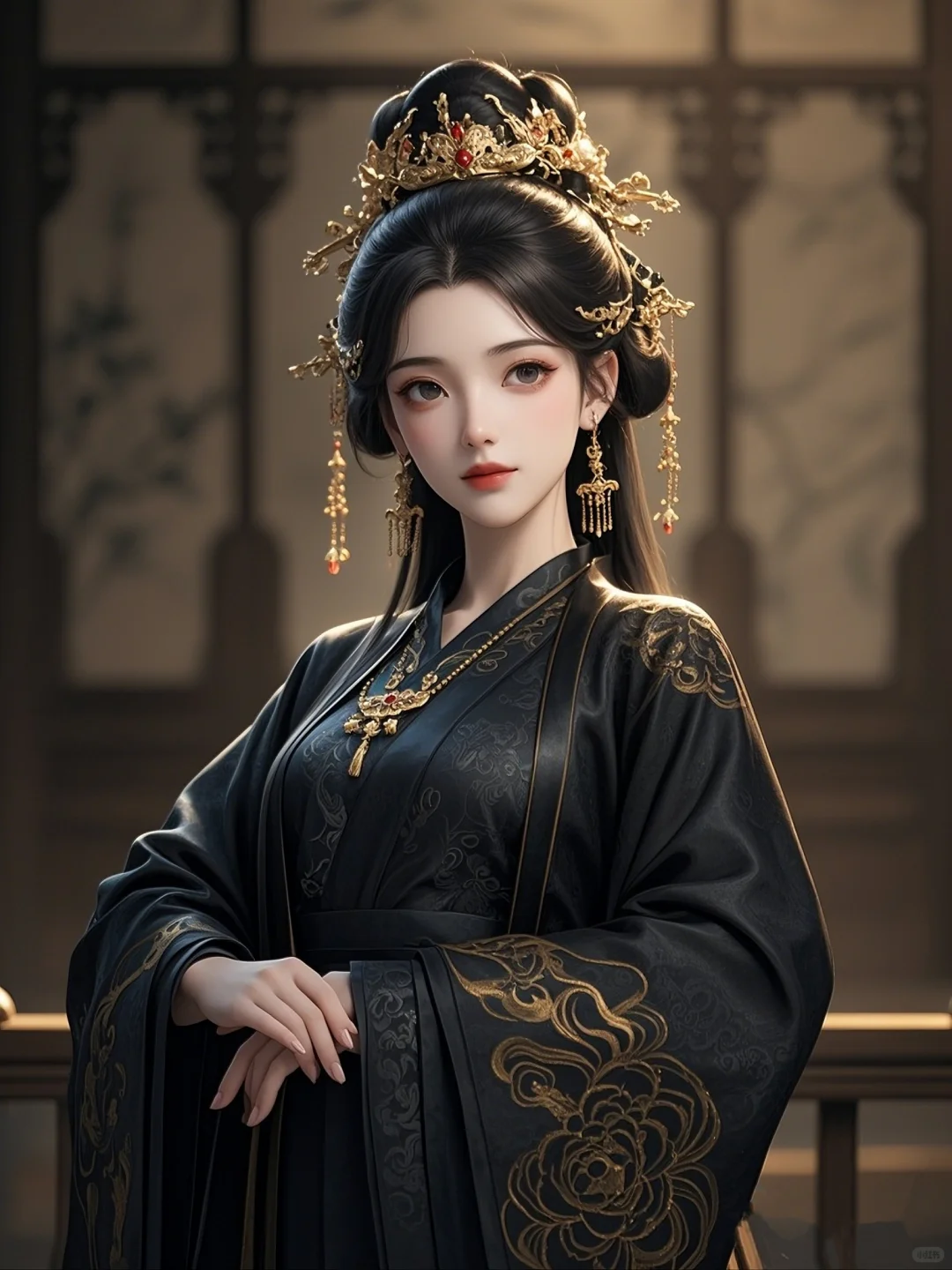 黑袍加身，威风凛凛