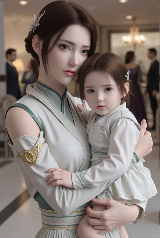斗破苍穹国漫女神亲子装美图欣赏