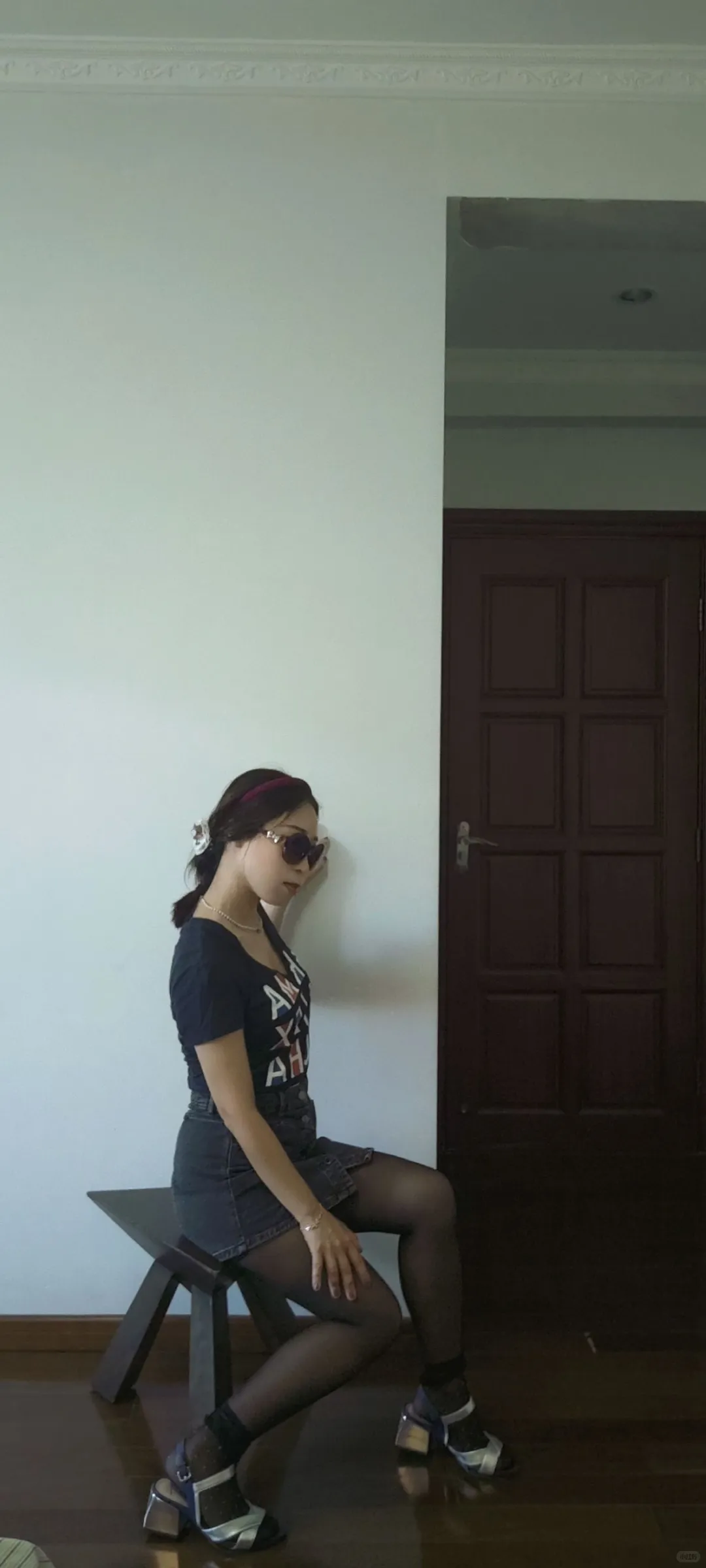 中年少女的换季丝袜穿搭