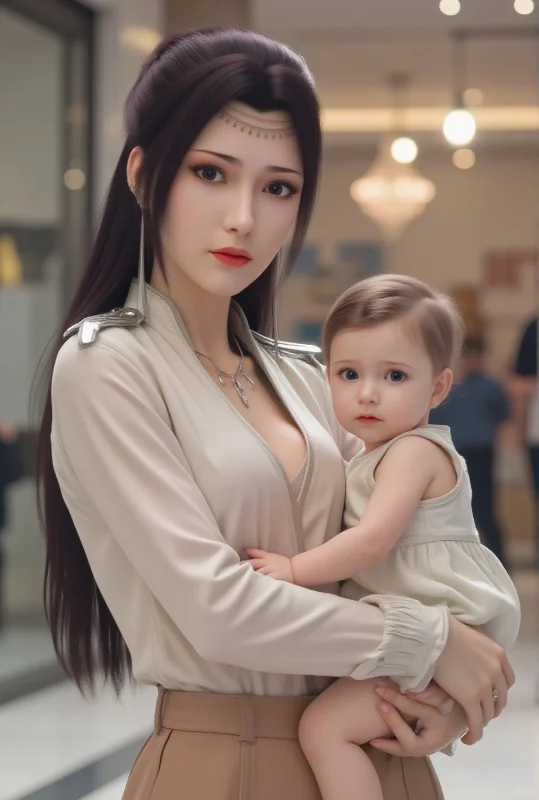 斗破苍穹国漫女神亲子装美图欣赏