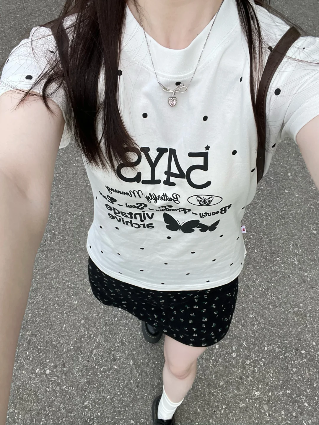 夏日出游 波点配碎花～💭