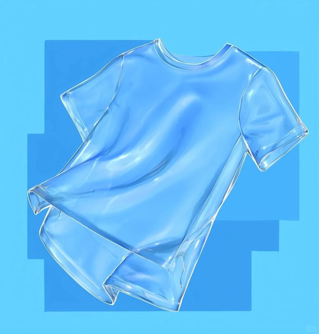 透明衣服效果