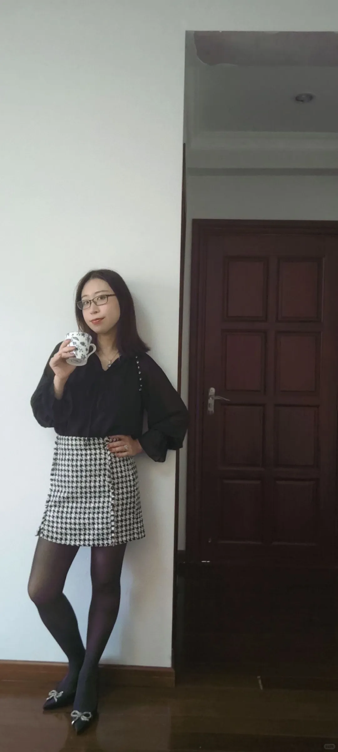 中年少女的换季丝袜穿搭