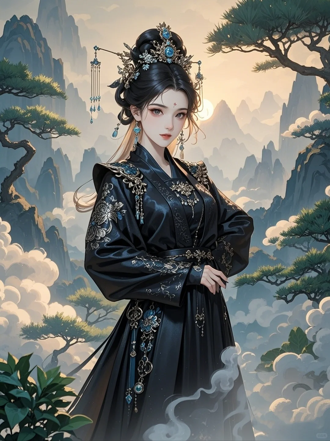黑袍加身，威风凛凛