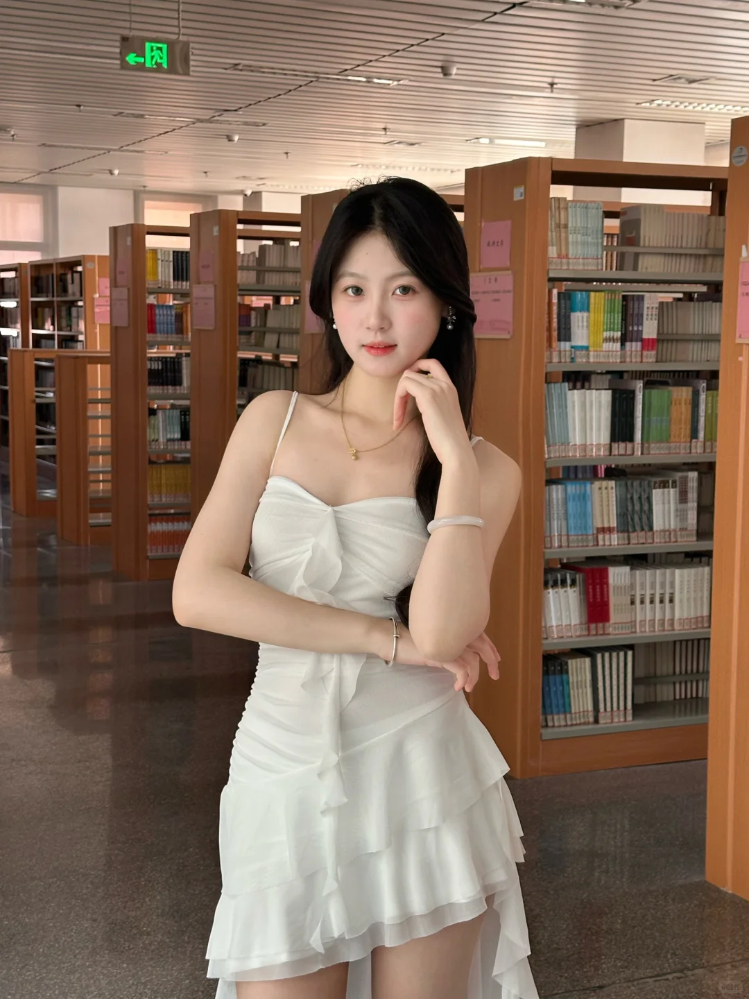 今天穿了仙女裙！