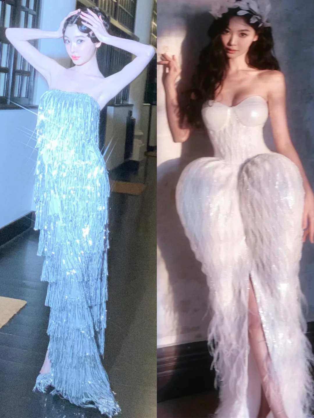 易梦玲礼服20组 美商高+敢穿=大出圈