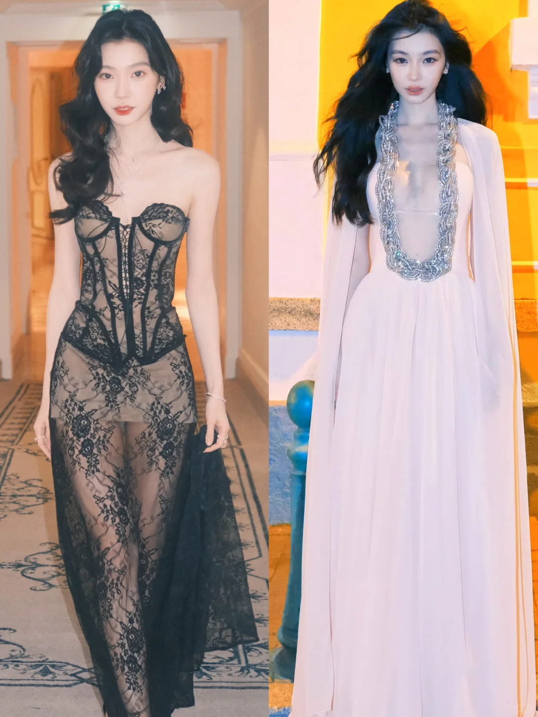 易梦玲礼服20组 美商高+敢穿=大出圈