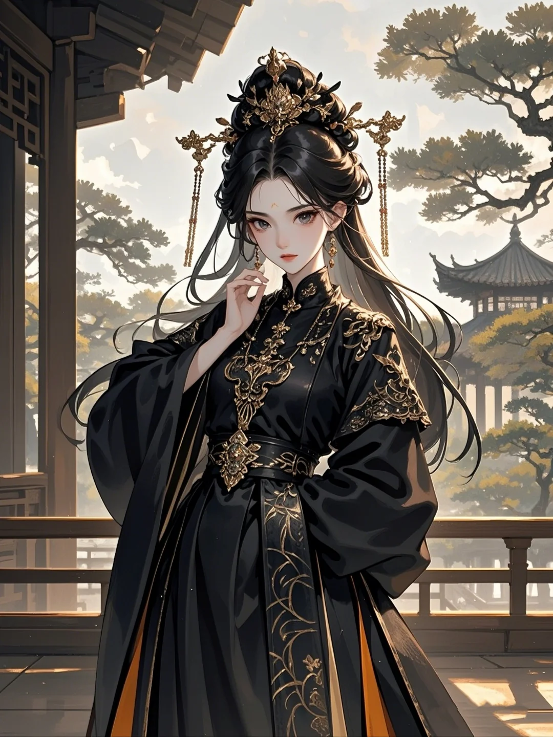 黑袍加身，威风凛凛